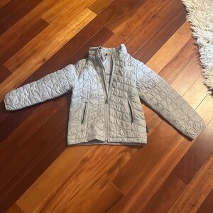 The North Face Kids Gray Quilted Puffer Jacket